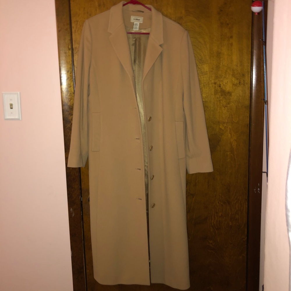 Classic Lambswool Camel Coat L. L. Bean